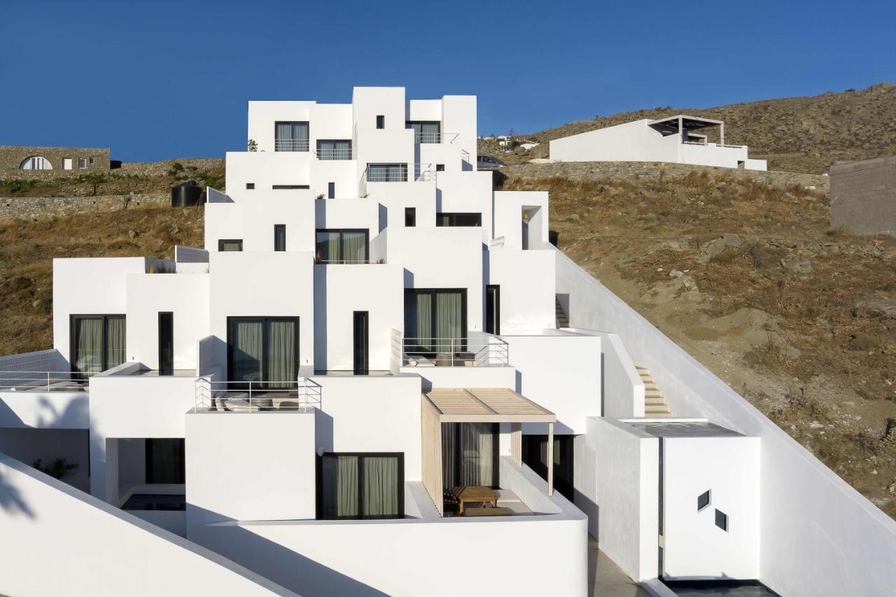 Cubic Mykonos Seafront Design Suites 오르노스 외부 사진