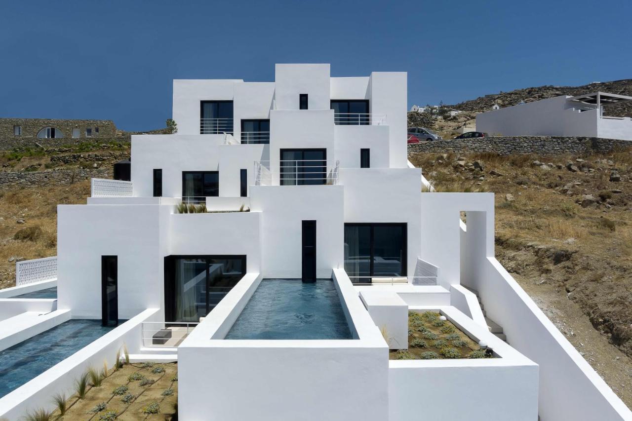 Cubic Mykonos Seafront Design Suites 오르노스 외부 사진