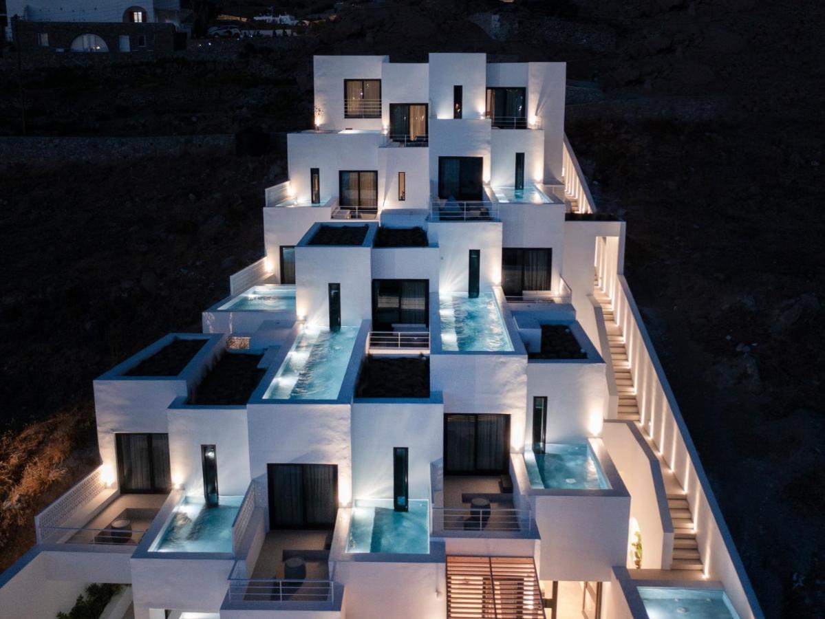 Cubic Mykonos Seafront Design Suites 오르노스 외부 사진